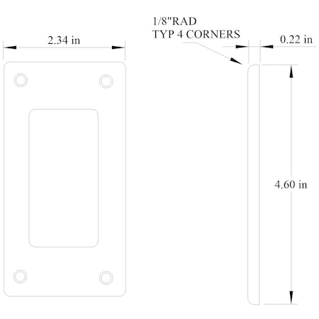 Mulberry Electrical Box Cover, 1 Gang Gang, Steel, GFCI Receptacle and Raised Cover Type 11609